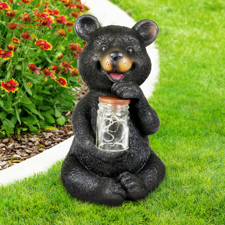 Large Outdoor Sculpture Garden Statues Fairy Teddy Bear Statuary Lawn Patio  Gift
