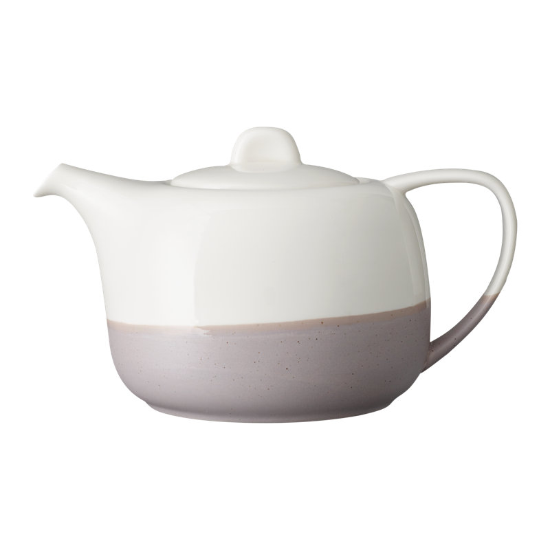 Pot à thé blanc 14 oz Hamptons par Lucerne (Caisse de 12) (Porcelaine)