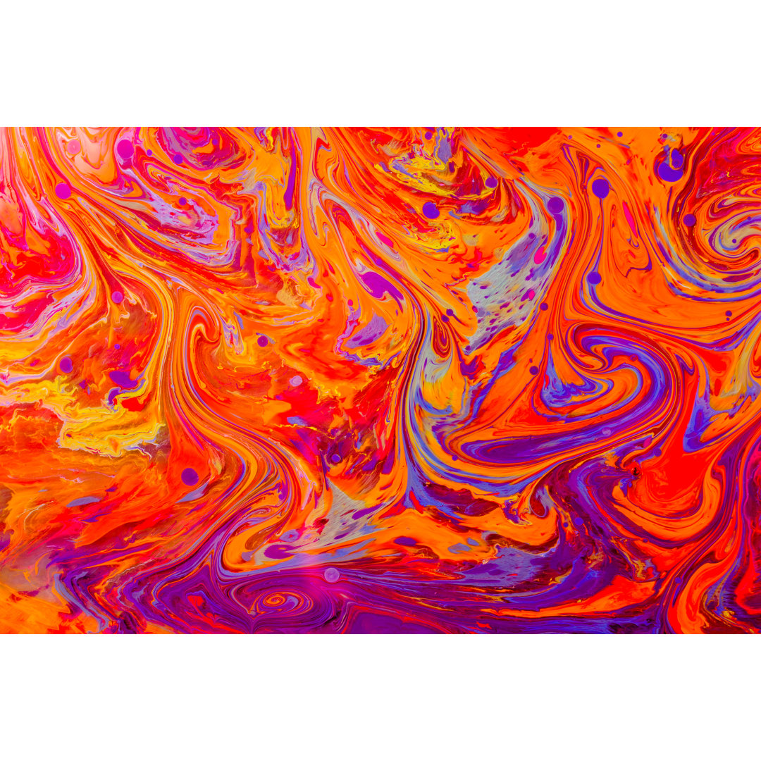 Leinwandbild Marbling Art