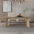 Modern Burlywood Rectangular Solid Wood Dining Table-1382802045