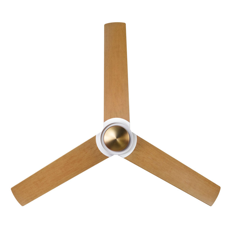 Ambit Outdoor Flush Mount, Satin Brass/Matte White, Wall Control, Maple