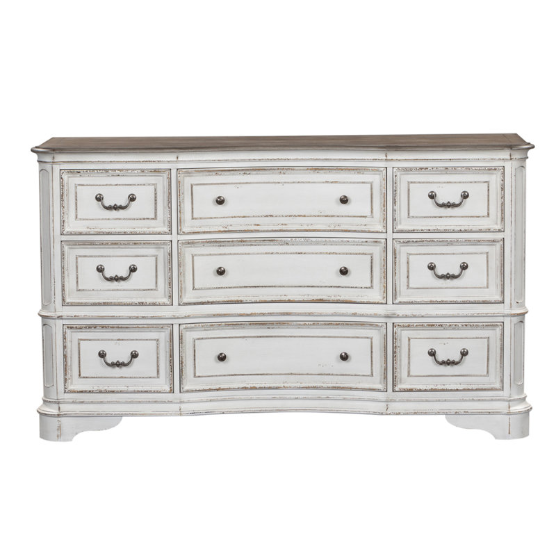 Commode 9 tiroirs Colchester avec façade concave