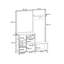 Lorrayne Hall Tree 144.5cm Wide with Shoe Storage