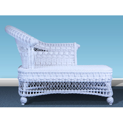 Glenys Kids 20'' Wood Chaise Lounge and Ottoman