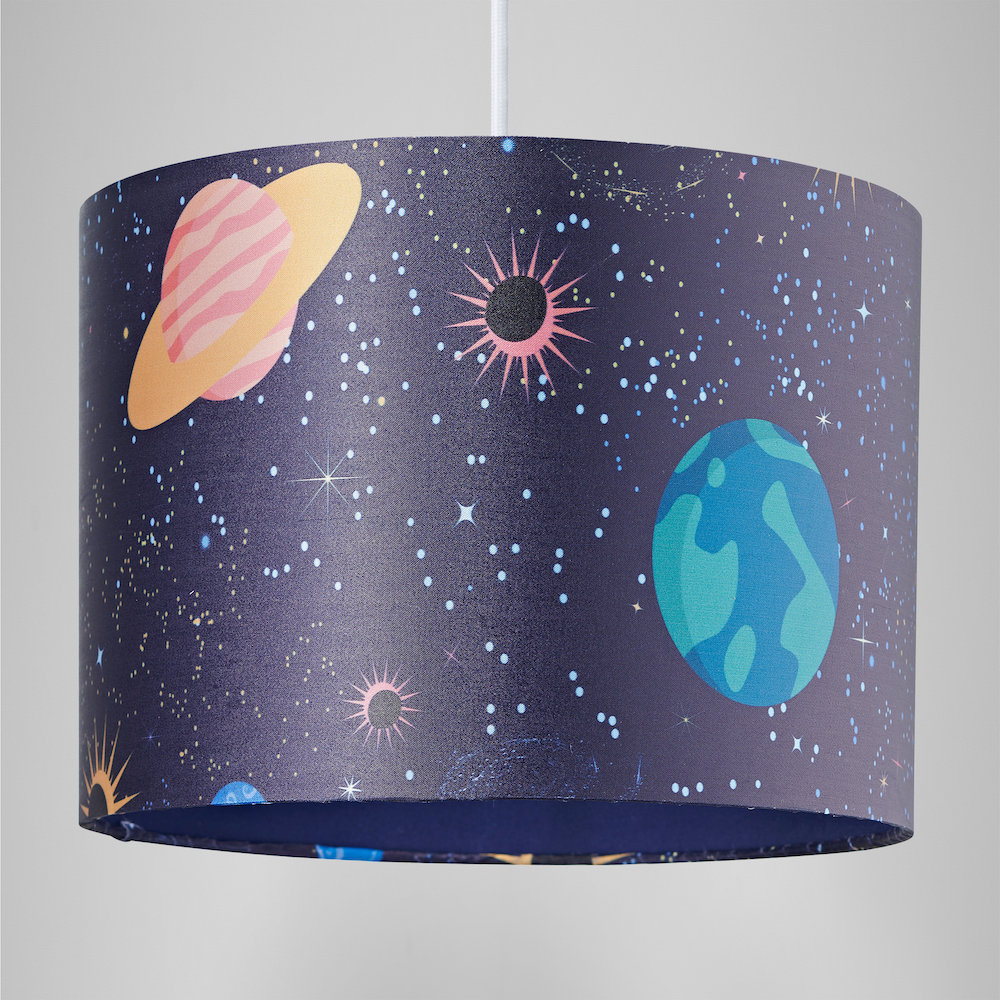 25cm Silk/Shantung Drum Lamp Shade