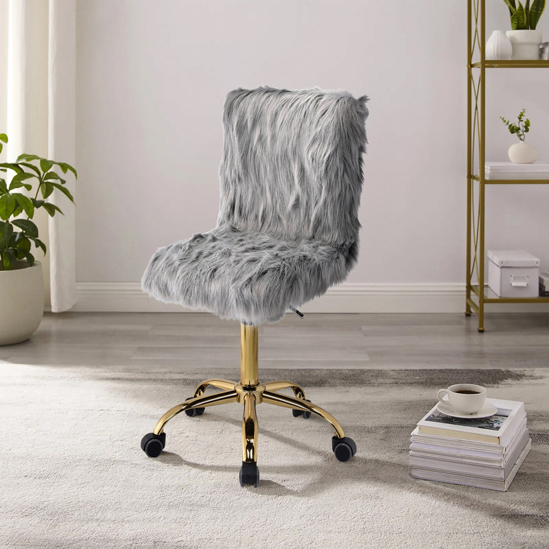 Chaise de travail Adelino, Or