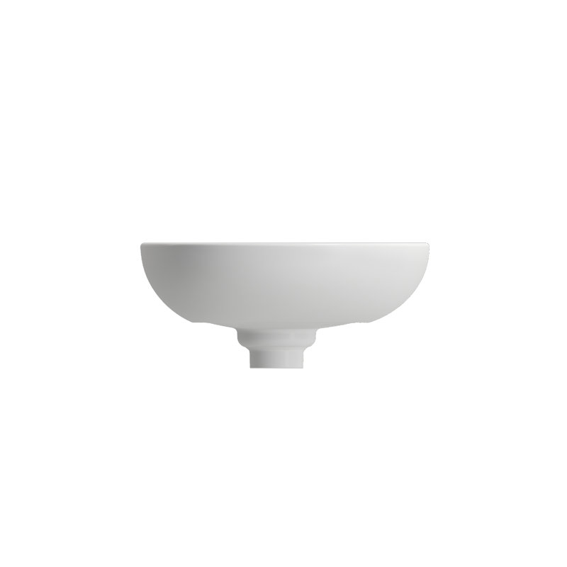 Etna 22.8'' L Bathroom Sink, Matte White