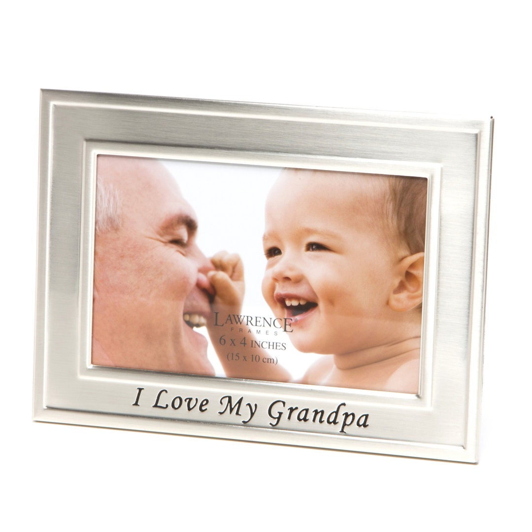 Crabtree Silver Metal Embossed Picture Frame Winston Porter