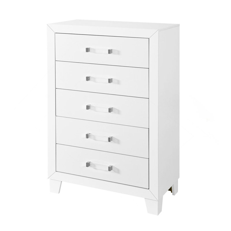 Commode verticale 5 tiroirs Scandi-Minimalist