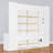 Queen Size Murphy Bed, Integrated Desk & Foldout Workstation, Storage Shelves And Cabinets, Contemporary, Multi-Functional Room-1767818245