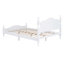 Structure de lit plateforme en bois, lit plateforme de style rétro avec support en lattes de bois-1589247483-1589247480