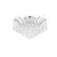 Plafonnier semi-encastré à 8 lumières de style lustre 36 po Stockard-27969212-27969209