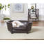 Oval Faux Leather Pet Bed