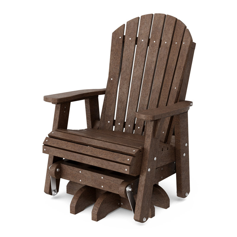 Fauteuil oscillant pivotant simple Heritage, Brun Tudor