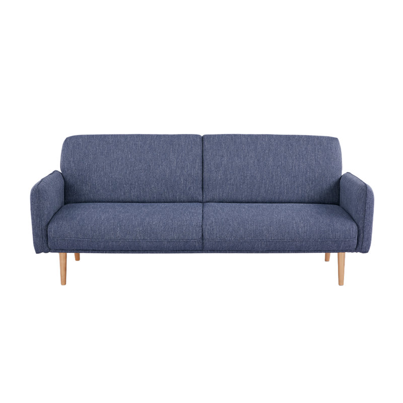 Resten Fabric Click-Clark 3-Seater Sofa Bed, Navy