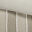 3 pièces d'édredon taupe très grand / très grand - Rembourrage en coton orné de garniture lavable à la machine