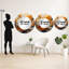 Radiant Reverie Botanical - Abstract Botanicals Round Mirror Wall Decor-99620913