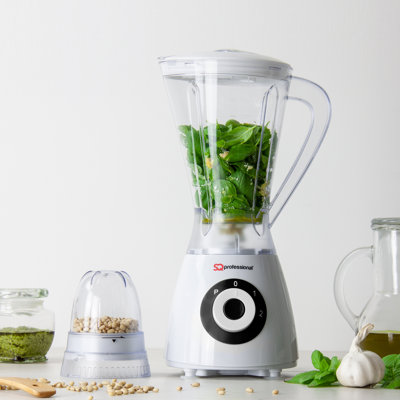 SQ Professional Blitz 2 Speed 1500 mL Countertop Blender with Travel Cup