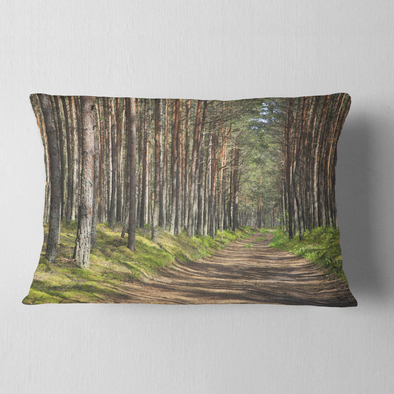 Coussin lombaire forest look