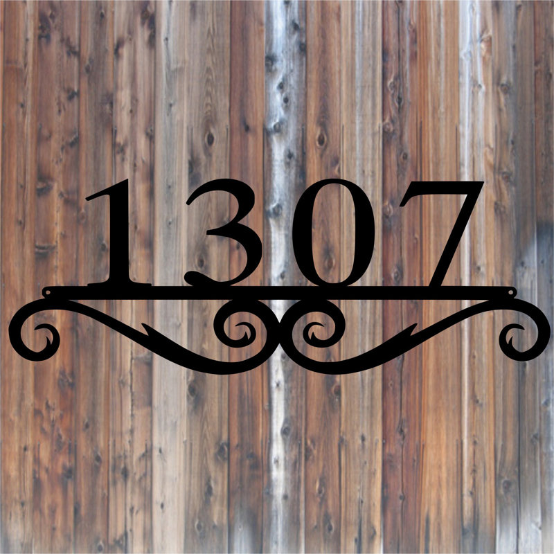 Plaque d'adresse murale, H 13,75 po x l 19,5 po x P 0,25 po, Oui