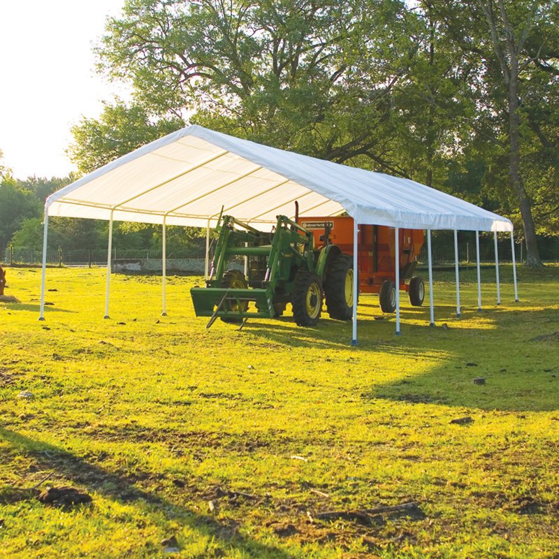 Pavillon Supermax 18 x 40 pi Blanc