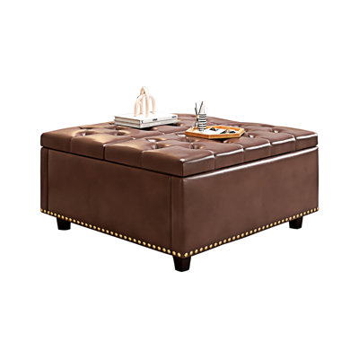 Banc de rangement en tissu