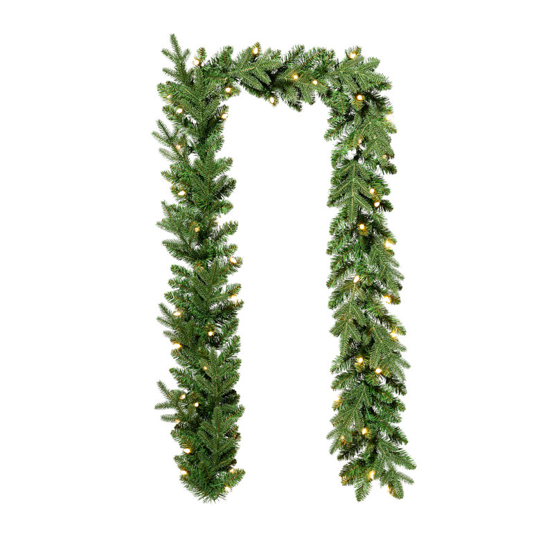 Guirlande de Noël 108 po pré-éclairée