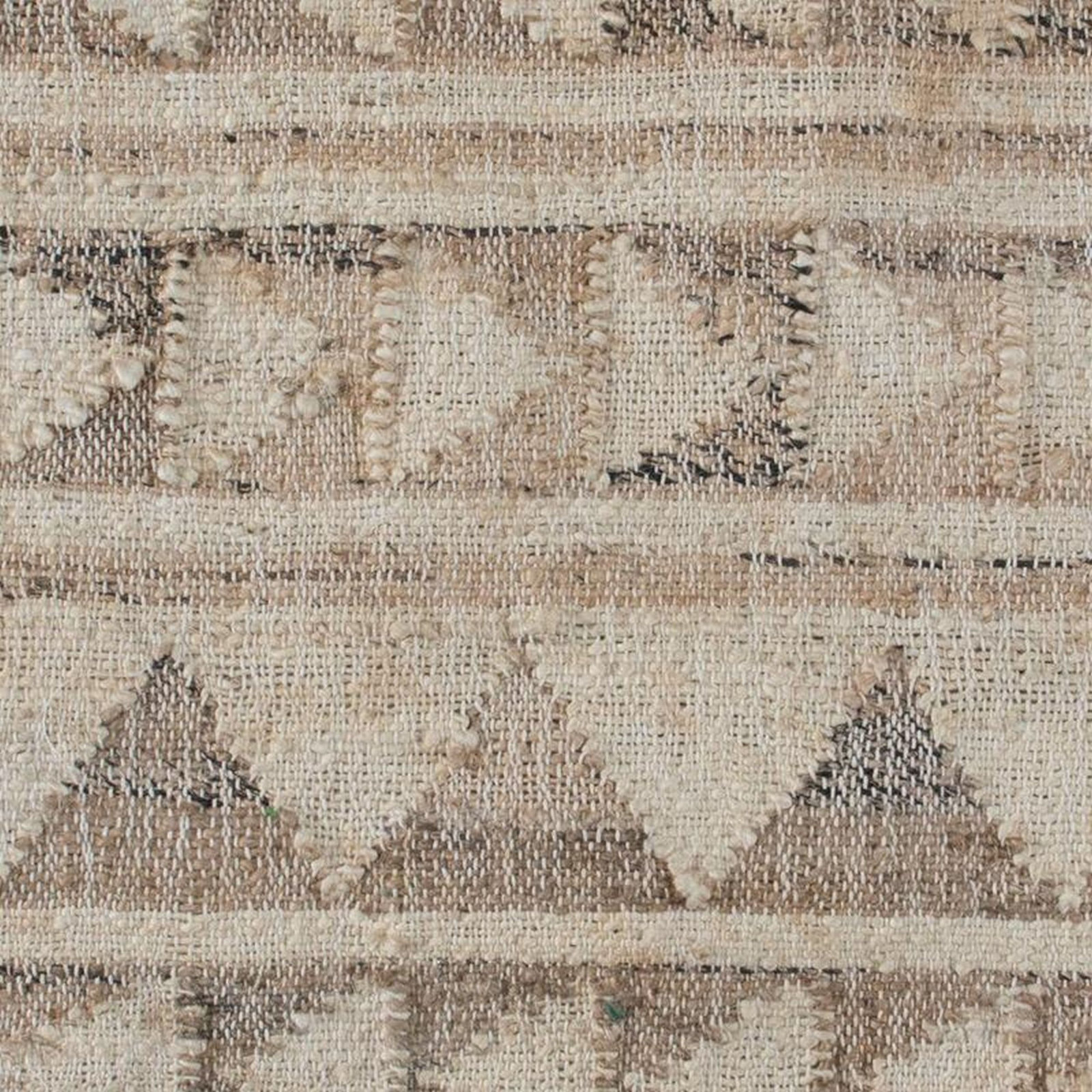 Camille Natural Hand-Woven Geometric Jute Rug, Runner 2'6" x 8'