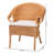 Bunow Bohemian Braided Honey Rattan Dining Chair