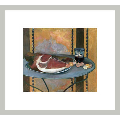 «The Ham» par Paul Gauguin - Estampe numérique encadrée