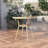 Cato Round Metal Outdoor Dining Table With Umbrella Hole , in. W in. D-300787534
