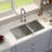 33" L x 19" W Undermount Double Bowl 60/40 Kitchen Sink Double Basin 16 Gauge Stainless Steel Sink