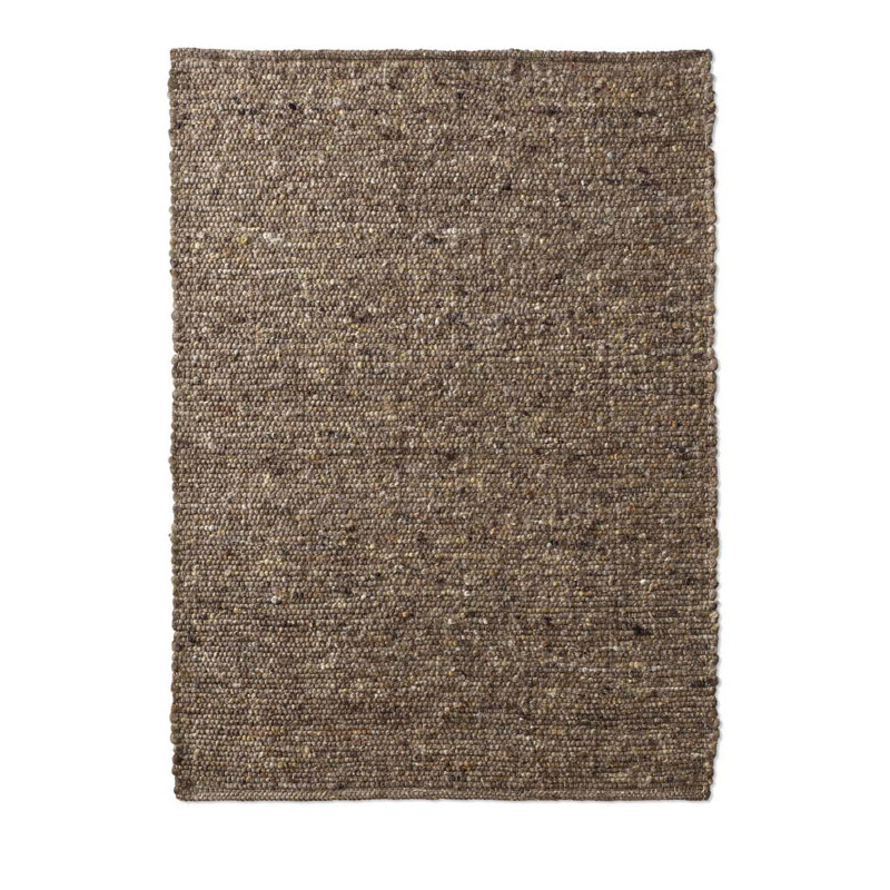 Agnuni Solid Colour Hand Woven Area Rug, Rectangle 160 x 230cm