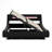 Als Vegan Leather Sleigh Storage Bed