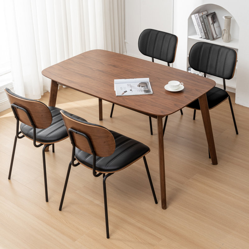 Laykyn Upholstered Dining Chair, Black