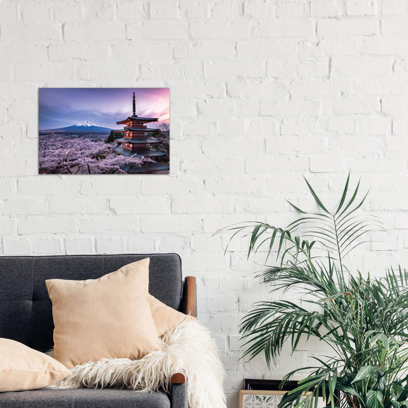 Mount Fuji XV by Daisuke Uematsu - Print on Canvas, 66.04 cm H x 45.72 cm W x 1.91 cm D, No Frame