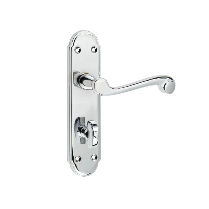 Marlow St Paul Door Handle, Polished Chrome
