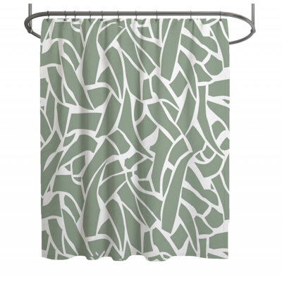Rideau de douche Abstract foliage - Artwork Decor