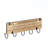 Bornhoft  Keys Hangers Wall Organizer Key Hooks Natural Wood & Metal