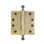 4'' x 4'' Brass Butt Bearing Hinge