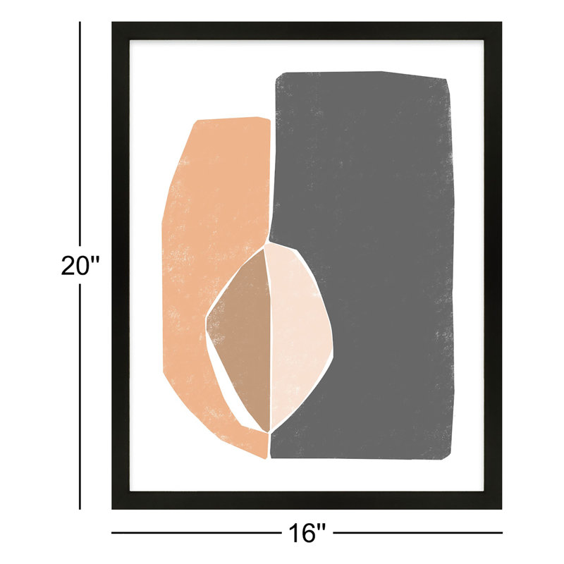 Hope Painting by Jacques Pilon, Black, 20" H x 16" W x 1.25" D