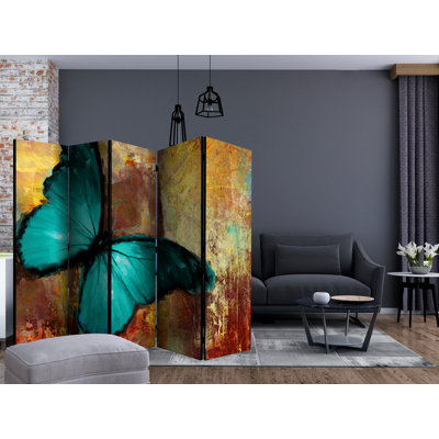 Cana 225cm W x 172cm H 5 - Panel Folding Room Divider