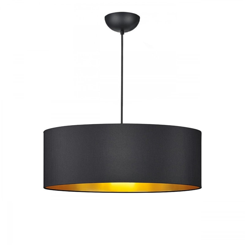 Chriselle - Light Natural LED Pendant, Black