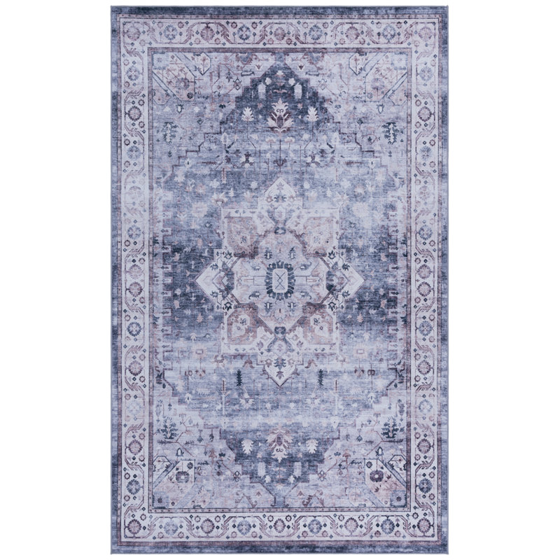 Tucson 233 M/W S/R Performance Machine Washable Oriental Rug, Rectangle 4' x 6'
