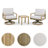 Dymir Swivel Aluminum Outdoor Lounge Chair