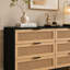 Commode en rotin avec rangement à 6 tiroirs Annslee-1923722393