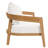Modway Brisbane Teak Wood Outdoor Patio Loveseat-244990250