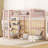Addileigh Twin Loft Bed with Shelves-251295035