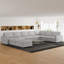 Canapé modulaire surdimensionné en U surdimensionné avec repose-pieds avec rangement-2072659456