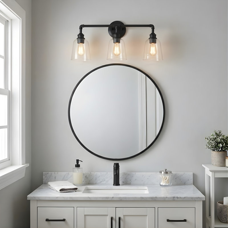 Rachal 3 - Light Vanity Light, Matte Black